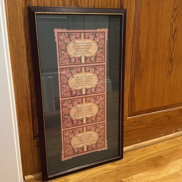 Home Interiors Wooden Framed Poem By Ken Brown "Heaven Sent You A Special Gift" - Picture 8 of 8